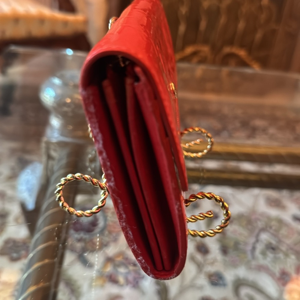 Wallet Louis Vuitton wallet Cherry Red Embossed Wallet - Picture 4 of 8